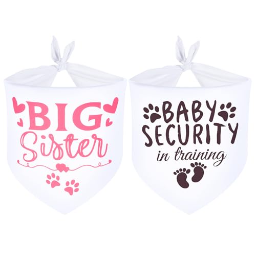 Hunde-Halstuch, Motiv: Big Sister, Hunde-Halstuch, Zubehör, Ankündigung, Halstuch, Dreieckstuch, Hundehalstuch, Haustier-Schal, Zubehör Hunde-Halstuch, Motiv: Big Sister, Hunde-Halstuch, Zubehör, Ankündigung, Halstuch, Dreieckstuch, Hundehalstuch, Haustier-Schal, Zubehör von QfwdfcTrenz