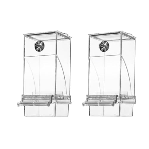 Qhpnunhq Automatischer Futterspender für Vögel, automatischer Futterspender ohne Auslaufen für Vögel, transparenter Futterbehälter, Käfigtränke Qhpnunhq Automatischer Futterspender für Vögel, automatischer Futterspender ohne Auslaufen für Vögel, transparenter Futterbehälter, Käfigtränke von Qhpnunhq