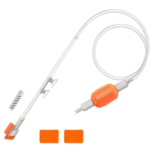 Qhpnunhq Kies Staubsauger für Aquarien, Siphon mit manuellem Wechsel, Wechsel für Aquarien, zum Wechseln des Sands und zum Waschen von Sand Qhpnunhq Kies Staubsauger für Aquarien, Siphon mit manuellem Wechsel, Wechsel für Aquarien, zum Wechseln des Sands und zum Waschen von Sand von Qhpnunhq