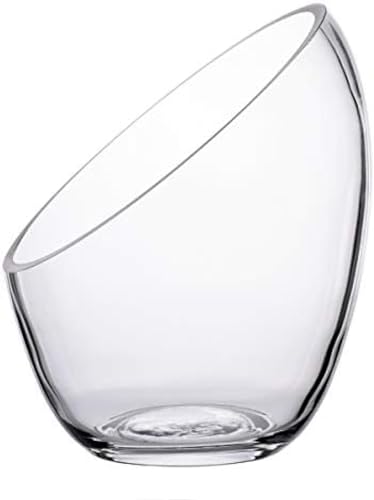 Schräg geschnittene Schüssel, Glas-Pflanzgefäß, Terrarium, große Fischschale aus Glas, 17,8 x 17,8 cm, Glas-Pflanzgefäß, Terrarium, Bonbonglas, Luftpflanzenhalter, Glasvase für Tischdekorati Schräg geschnittene Schüssel, Glas-Pflanzgefäß, Terrarium, große Fischschale aus Glas, 17,8 x 17,8 cm, Glas-Pflanzgefäß, Terrarium, Bonbonglas, Luftpflanzenhalter, Glasvase für Tischdekorati von QiXiaYuHui