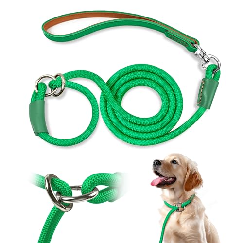 Qianruida Hundeleine, 180,3 cm, Trainingsleine für Hunde, kein Ziehen, Trainingsleine, Smaragdgrün Qianruida Hundeleine, 180,3 cm, Trainingsleine für Hunde, kein Ziehen, Trainingsleine, Smaragdgrün von QianRuiDa