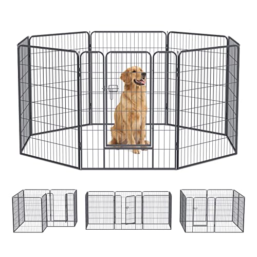 Qianruida Welpenauslauf 100cm hoch 8-teilig Welpenlaufstall Freilaufgehege Laufstall Für Hund Katze Welpe Qianruida Welpenauslauf 100cm hoch 8-teilig Welpenlaufstall Freilaufgehege Laufstall Für Hund Katze Welpe von QianRuiDa