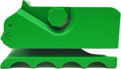 QianShi Katzenkratzer Kartonschneider DIY Handheld Karton Schneidewerkzeug Kartenbrett Cutter für die Herstellung von Katzenbett Katzenbox Katzenkratzbrett Streifen Werkzeugmaschine (Grün) von QianShi