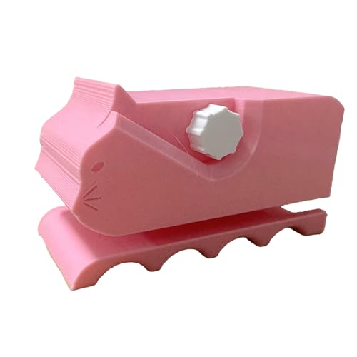 QianShi Katzenkratzer Kartonschneider DIY Handheld Karton Schneidewerkzeug Kartenbrett Cutter für die Herstellung von Katzenbett Katzenbox Katzenkratzbrett Streifen Werkzeugmaschine (Rosa) von QianShi