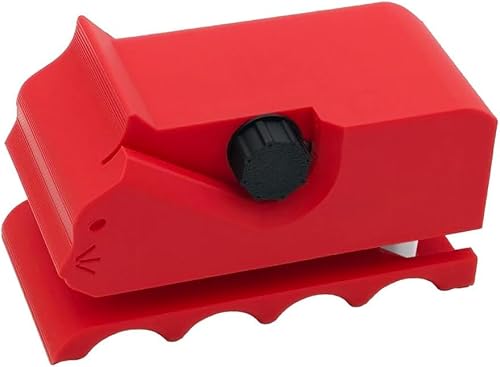 QianShi Katzenkratzer Kartonschneider DIY Handheld Karton Schneidewerkzeug Kartenbrett Cutter für die Herstellung von Katzenbett Katzenbox Katzenkratzbrett Streifen Werkzeugmaschine (Rot) von QianShi