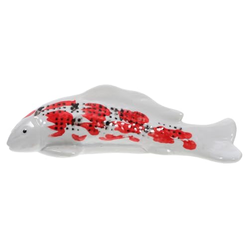 QianShi Keramik-Fisch, schwimmender Fisch, Koi-Fisch, Dekoration, Goldfisch, künstliche Fischfigur, realistische künstliche Fischstatue, Teichdekoration, Aquarium-Dekoration, Feengarten-Ornamente QianShi Keramik-Fisch, schwimmender Fisch, Koi-Fisch, Dekoration, Goldfisch, künstliche Fischfigur, realistische künstliche Fischstatue, Teichdekoration, Aquarium-Dekoration, Feengarten-Ornamente von QianShi