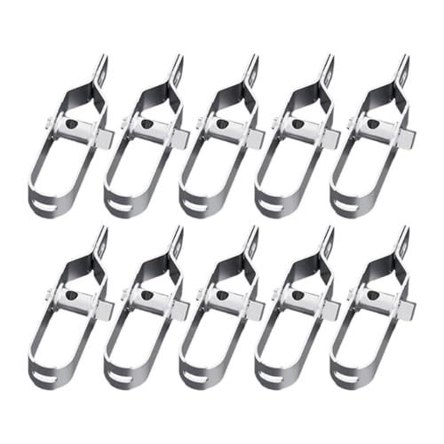 Qianly 10-teiliges Anschlussset für elektrische Zaunspanner, tragbarer, robuster Zaunspanner, Inline-Drahtspanner für Maschendraht, Bauernhof, 110mm Qianly 10-teiliges Anschlussset für elektrische Zaunspanner, tragbarer, robuster Zaunspanner, Inline-Drahtspanner für Maschendraht, Bauernhof, 110mm von Qianly
