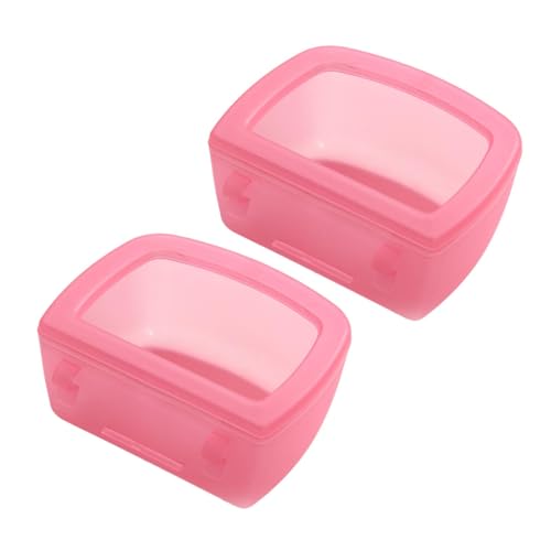 Qianly 2 Stück Hundekistennäpfe, Haustier Transportnapf, Einfach zu Montieren, Langsame Fütterung, Trink Und Wassernapf für Kätzchen, Vögel, Haustiere, Kätz, Rosa Qianly 2 Stück Hundekistennäpfe, Haustier Transportnapf, Einfach zu Montieren, Langsame Fütterung, Trink Und Wassernapf für Kätzchen, Vögel, Haustiere, Kätz, Rosa von Qianly