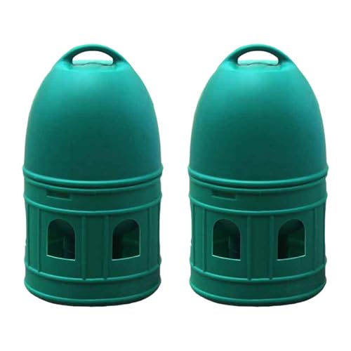 Qianly 2X Taubentrinker Wasserer Vogel Wassertrinker Automatische Futtermittelwasserflasche 10 l Vogel Fütterungst Drinker für Vögel Enten Huhn von Qianly