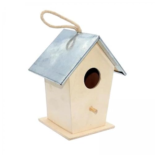 Qianly 3X Vogelhaus Nest Aus Holz für Drinnen, Dekoriert für Finch Wren Robin Pearl Bird Qianly 3X Vogelhaus Nest Aus Holz für Drinnen, Dekoriert für Finch Wren Robin Pearl Bird von Qianly