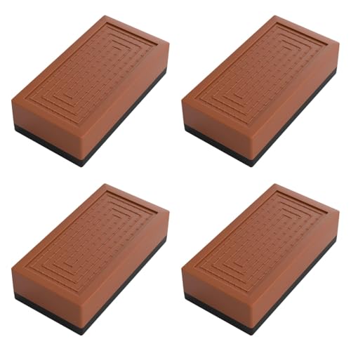 Qianly 4 Betterhöhungen für Möbel, Bodenschoner, Stapelbar, Und Praktisch, Sofaerhöhungen, Möbelbeinerhöhungen für, Braun Qianly 4 Betterhöhungen für Möbel, Bodenschoner, Stapelbar, Und Praktisch, Sofaerhöhungen, Möbelbeinerhöhungen für, Braun von Qianly