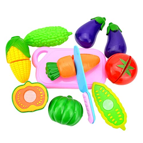 Qianly 8 Stücke Küche Pretend Spielen Set Schneiden Obst Gemüse Lebensmittel, Gemüse Qianly 8 Stücke Küche Pretend Spielen Set Schneiden Obst Gemüse Lebensmittel, Gemüse von Qianly