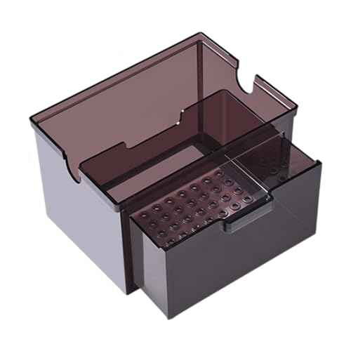 Qianly Aquarium Hängendes Filterbox Effiziente Mehrschichtfiltration Leiser Wasserdurchfluss Ausziehbares Schubladenfach für Süßwasser Und Meerwasse, Braun Qianly Aquarium Hängendes Filterbox Effiziente Mehrschichtfiltration Leiser Wasserdurchfluss Ausziehbares Schubladenfach für Süßwasser Und Meerwasse, Braun von Qianly