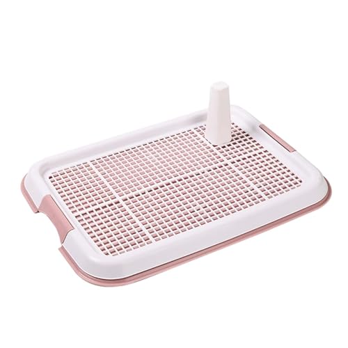 Qianly Halter für Welpen PIPI Pads, Abnehmbares, Tragbares Töpfchen, Hundetoilette, Tablett für Kleine, Mittelgroße Und Große Hunde, ROSA Qianly Halter für Welpen PIPI Pads, Abnehmbares, Tragbares Töpfchen, Hundetoilette, Tablett für Kleine, Mittelgroße Und Große Hunde, ROSA von Qianly