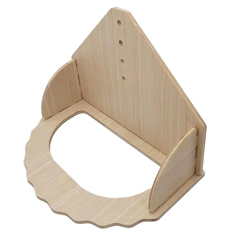 Qianly Hamster Holz Laufräder Stille Übung Räder Spielzeug Stabile Langlebig, Radständer von Qianly