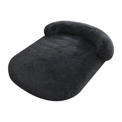 Qianly Haustierbett -Sofa Kissen, Haustierschlafbett abnehmbare Deckhund für Katzen kleine mittelgroße Hunde, Dunkelgrau Qianly Haustierbett -Sofa Kissen, Haustierschlafbett abnehmbare Deckhund für Katzen kleine mittelgroße Hunde, Dunkelgrau von Qianly