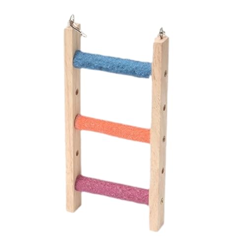 Qianly Holz Papagei Leiter Barsch Vogel Hängen Schaukel Käfig Haustier Leiter für Unterhaltung Kauen, 20cmx10cm Qianly Holz Papagei Leiter Barsch Vogel Hängen Schaukel Käfig Haustier Leiter für Unterhaltung Kauen, 20cmx10cm von Qianly
