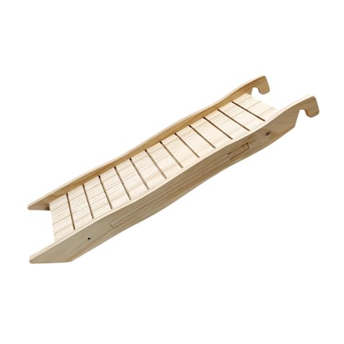 Qianly Holzleiter für Hamsterkäfige, Brücke für Zwerghamster Und Mäuse, Kletterstruktur, A Qianly Holzleiter für Hamsterkäfige, Brücke für Zwerghamster Und Mäuse, Kletterstruktur, A von Qianly