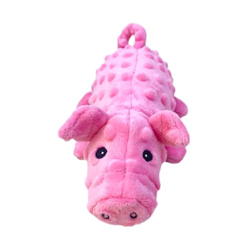 Qianly Hundespielzeug mit Quietscher, Plüschschwein für Training Und Spiel, Rosa Qianly Hundespielzeug mit Quietscher, Plüschschwein für Training Und Spiel, Rosa von Qianly