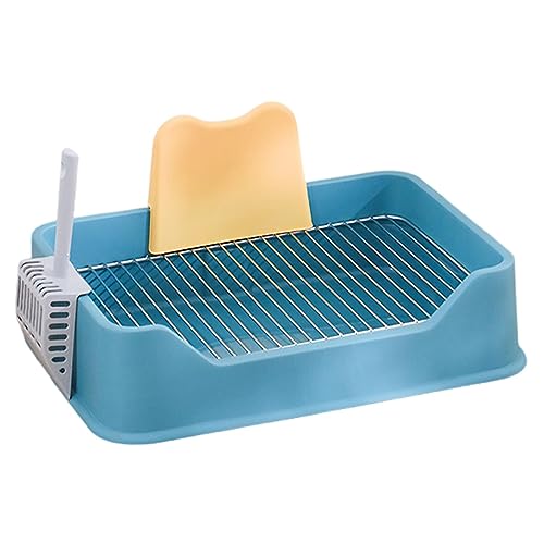 Qianly Hundetoilette, Töpfchen für Hunde Im Innenbereich, Töpfchen für Welpentraining, Katzentoilette, Haustier PIPI Toilette, Haustierzubehör, Blau Qianly Hundetoilette, Töpfchen für Hunde Im Innenbereich, Töpfchen für Welpentraining, Katzentoilette, Haustier PIPI Toilette, Haustierzubehör, Blau von Qianly