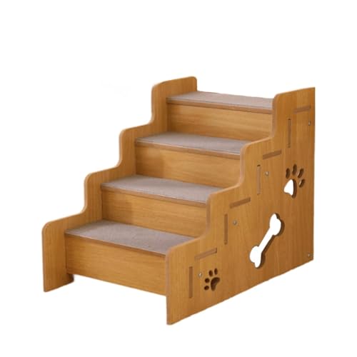 Qianly Hundetreppe für Hochbett Holztreppe Treppe Hundetreppen Hundekatze Leiter für Bett Couch Autos, 4 Schritte Qianly Hundetreppe für Hochbett Holztreppe Treppe Hundetreppen Hundekatze Leiter für Bett Couch Autos, 4 Schritte von Qianly