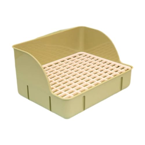Qianly Kaninchentoilette für Käfig, Netzboden, Toilette, Katzentoilette, Töpfchentraining für Chinchilla, GrÜn Qianly Kaninchentoilette für Käfig, Netzboden, Toilette, Katzentoilette, Töpfchentraining für Chinchilla, GrÜn von Qianly