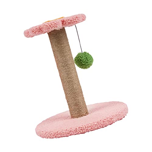 Qianly Katzenkratzbaum Interaktives Spielzeug Kratzbaum mit Bällen Activity Center, Pinke Blume Qianly Katzenkratzbaum Interaktives Spielzeug Kratzbaum mit Bällen Activity Center, Pinke Blume von Qianly