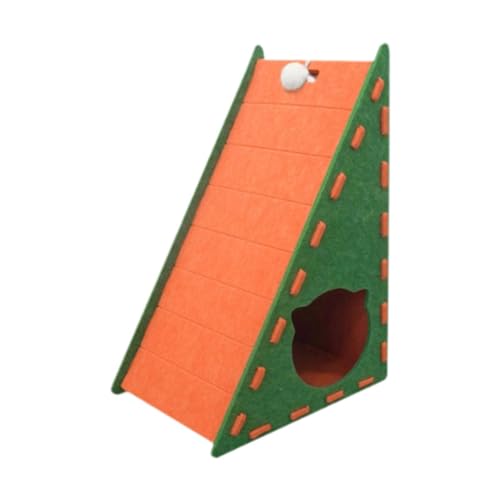 Qianly Katzenkratzern Interaktiver Spielzeugmöbel Schutz Katzenkratzer für, Orange von Qianly