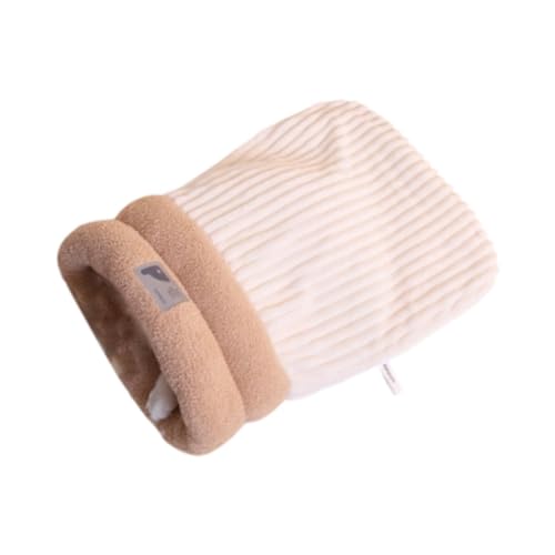Qianly Katzenschlafsbag Katzen Versteck Haustier Sack für Winterkätzchen Welpe Katze, M White Qianly Katzenschlafsbag Katzen Versteck Haustier Sack für Winterkätzchen Welpe Katze, M White von Qianly