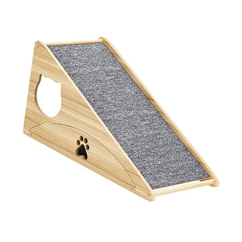Qianly Kratzbaum Aus Holz für Katzen, Einzigartiges Multifunktionales Haustierzubehör von Qianly