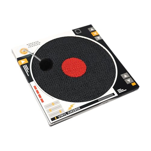 Qianly Kratzpad mit Ball Home Dekoration Interaktives Spiel Robustes Kratzer -Papp -Nist -Bett für Innenkatzen Kitty -Übung, Schwarz Qianly Kratzpad mit Ball Home Dekoration Interaktives Spiel Robustes Kratzer -Papp -Nist -Bett für Innenkatzen Kitty -Übung, Schwarz von Qianly