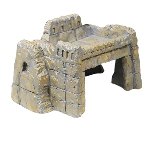 Qianly Neuartige Reptilienversteckhöhle, Aquarium Lebensraum Dekoration für Frösche Und Schildkröten Qianly Neuartige Reptilienversteckhöhle, Aquarium Lebensraum Dekoration für Frösche Und Schildkröten von Qianly