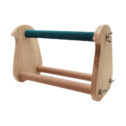 Qianly Papageispiele Vogel Holzzweig Hühnchen Barschierspielzeug für Lovebirds Hausgebrauch, Holz Und Grün Qianly Papageispiele Vogel Holzzweig Hühnchen Barschierspielzeug für Lovebirds Hausgebrauch, Holz Und Grün von Qianly