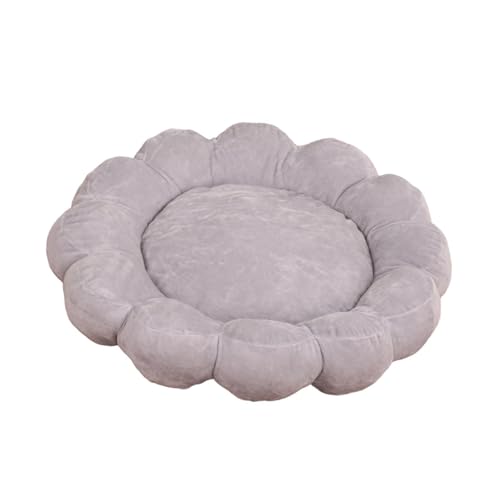Qianly Petals Katzenbett, Haustier Schlafunterlage, Maschinenwaschbares, Rutschfestes Kleines Hundebett, Weiches Haustier Nistbett für Hauskatzen, Zwergspitz, Grau Qianly Petals Katzenbett, Haustier Schlafunterlage, Maschinenwaschbares, Rutschfestes Kleines Hundebett, Weiches Haustier Nistbett für Hauskatzen, Zwergspitz, Grau von Qianly