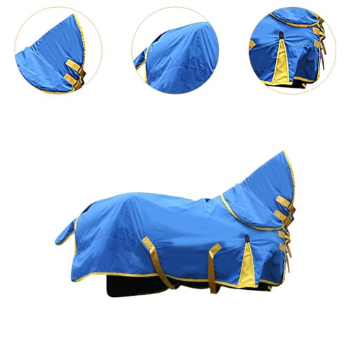 Qianly Pferdeabdeckung, Wetterfeste Pferdebekleidung, Anpassbar, Reitkleidung, Fliegendecke, Blue M Qianly Pferdeabdeckung, Wetterfeste Pferdebekleidung, Anpassbar, Reitkleidung, Fliegendecke, Blue M von Qianly