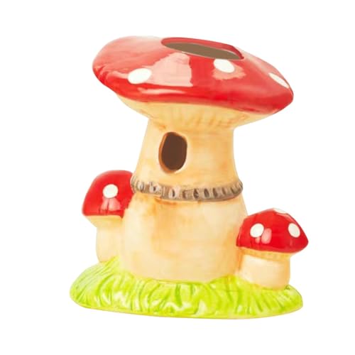 Qianly Pottery Hamster Wasserflasche Ständer Wasserspender Rackhalter für Trinken nach Hause, Rot von Qianly
