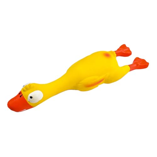 Qianly Quietschendes Hundespielzeug, Bissfest, Neuheit für Kinder Und Erwachsene, Robuste Latex Ente Qianly Quietschendes Hundespielzeug, Bissfest, Neuheit für Kinder Und Erwachsene, Robuste Latex Ente von Qianly