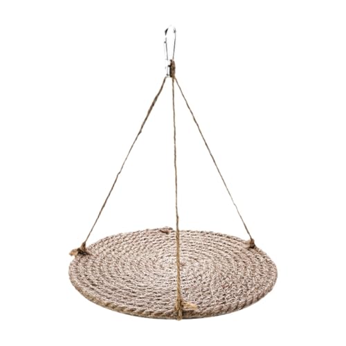 Qianly Reptilien Hängematte Swing Spielzeug Klettern Spielzeugkäfig Dekor Reptilien Sommerbett Hängende Spielzeug Schwung Hängende Bett für Geckos, 18.5x21cm von Qianly
