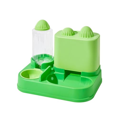 Qianly Set mit Schwerkraft-Futter- und Wasserspender für Hunde, Katzen, Katzenfutterspender für kleine Katzen, Schwerkraft-Futter- und Wasserspender-Set, Stil b von Qianly