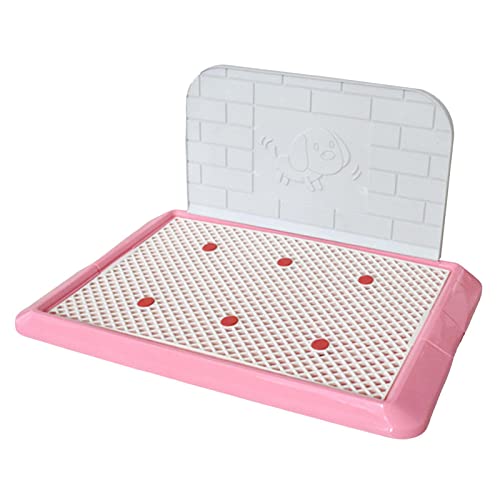 Qianly Toilette für Haustiere, Töpfchen für Hunde, Katzentoilette für Kleintiere, Rosa von Qianly