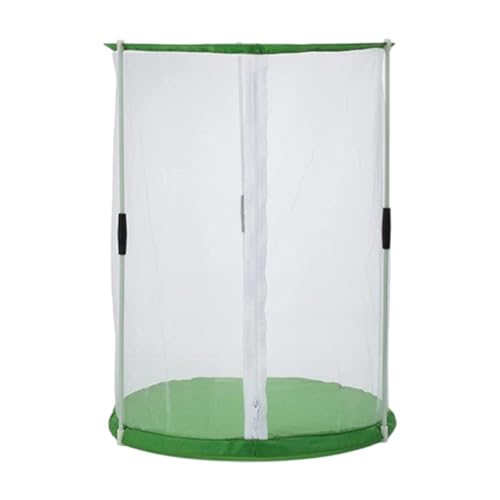 Qianly Transparenter Schmetterlingskäfig mit Reißverschluss für Kinder, 30 cm X 40 cm von Qianly