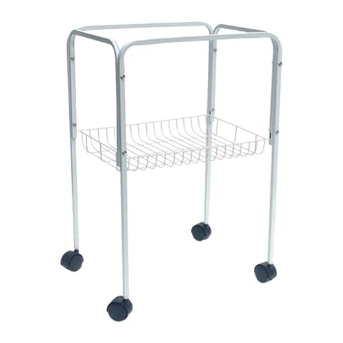Qianly Vogelkäfigständer, Dekoratives Tablett, Multifunktionales Eckregal, Kosmetiktablett, Parfümtablett für Kinderzimmer, Badezimmer, Schlafzimmer, Zuhause, Weiß von Qianly