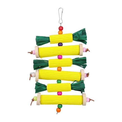 Qianly Vogelspielzeug zum Aufhängen, buntes Papageienspielzeug, Kauspielzeug für kleine Haustiere, Papageien, Wellensittiche Qianly Vogelspielzeug zum Aufhängen, buntes Papageienspielzeug, Kauspielzeug für kleine Haustiere, Papageien, Wellensittiche von Qianly
