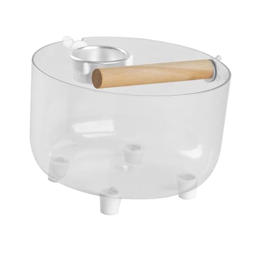 Qianly Vogeltoilettenständer mit Behälter Und Sitzstange für Papageien, Ideal Zum Trainieren Kleiner Vögel, Runden Qianly Vogeltoilettenständer mit Behälter Und Sitzstange für Papageien, Ideal Zum Trainieren Kleiner Vögel, Runden von Qianly