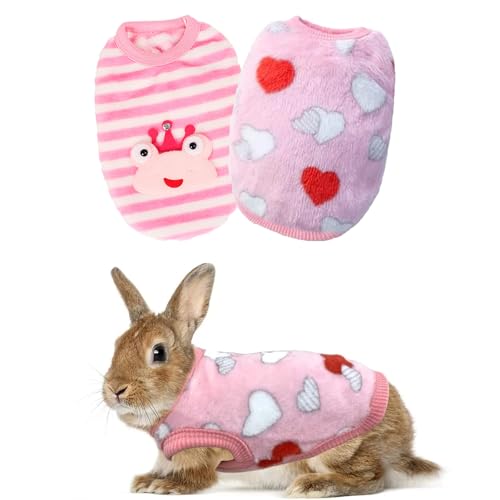 2 Stück Welpenkleidung für Hunde, XXS, Hundepullover, Katzenkleidung, Pullover, warmes Winter-Outfit, Hasenkostüm, Weste, Flanell, Haustierbekleidung für Teetasse, Hund, Chihuahua, Kätzchen, Yorkie, 2 Stück Welpenkleidung für Hunde, XXS, Hundepullover, Katzenkleidung, Pullover, warmes Winter-Outfit, Hasenkostüm, Weste, Flanell, Haustierbekleidung für Teetasse, Hund, Chihuahua, Kätzchen, Yorkie, von Qiansail