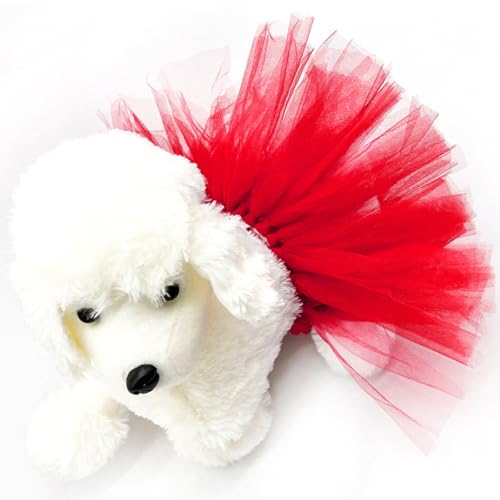 DDQ01 Tutu für Hunde, rosa Spitzenrock, Prinzessinnen-Tutu für große, mittelgroße und kleine Hunde, Kleid, Halloween-Kostüm, Katzen-Outfit, Geburtstag, Hochzeit, Party, Foto-Requisite, Zubehör DDQ01 Tutu für Hunde, rosa Spitzenrock, Prinzessinnen-Tutu für große, mittelgroße und kleine Hunde, Kleid, Halloween-Kostüm, Katzen-Outfit, Geburtstag, Hochzeit, Party, Foto-Requisite, Zubehör von Qiansail