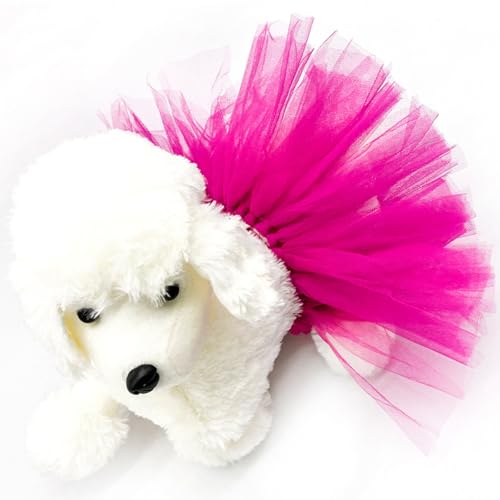 DDQ01 Tutu für Hunde, rosa Spitzenrock, Prinzessinnen-Tutu für große, mittelgroße und kleine Hunde, Kleid, Halloween-Kostüm, Katzen-Outfit, Geburtstag, Hochzeit, Party, Foto-Requisitenzubehör, Rosa DDQ01 Tutu für Hunde, rosa Spitzenrock, Prinzessinnen-Tutu für große, mittelgroße und kleine Hunde, Kleid, Halloween-Kostüm, Katzen-Outfit, Geburtstag, Hochzeit, Party, Foto-Requisitenzubehör, Rosa von Qiansail