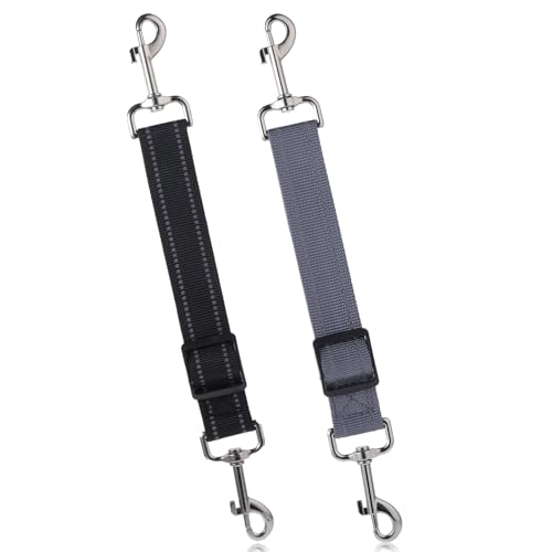 Qianyu 2 Stück Sicherheitshalsbandclips für Hunde Verstellbar Stachelhalsband Sicherungsverschluss Leinenverbinder Leinenclips für Hundewelpen Geschirr Halsband Begleiter Sicherheitsclip Qianyu 2 Stück Sicherheitshalsbandclips für Hunde Verstellbar Stachelhalsband Sicherungsverschluss Leinenverbinder Leinenclips für Hundewelpen Geschirr Halsband Begleiter Sicherheitsclip von Qianyu