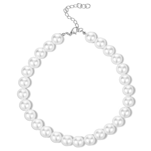 Qianyu Haustier-Perlenhalsband, niedliche Katze, Perlen-Halskette, klobige Perlen, Schmuckzubehör, verstellbar, glitzernde Perlen, Hundehalsband für Chihuahua, York, Welpen, Kätzchen, Hochzeit, Party Qianyu Haustier-Perlenhalsband, niedliche Katze, Perlen-Halskette, klobige Perlen, Schmuckzubehör, verstellbar, glitzernde Perlen, Hundehalsband für Chihuahua, York, Welpen, Kätzchen, Hochzeit, Party von Qianyu