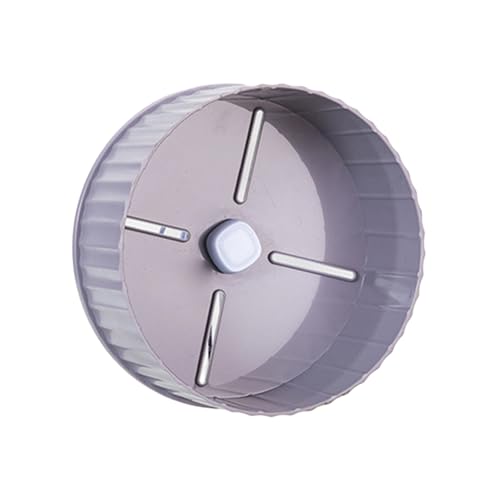 Qiebenav Halterung montierbares Hamsterrad, leichtgängiges Lager, leiser Lauf, Kleintierübung für Käfig, einfach zu installieren, Grau, L Qiebenav Halterung montierbares Hamsterrad, leichtgängiges Lager, leiser Lauf, Kleintierübung für Käfig, einfach zu installieren, Grau, L von Qiebenav